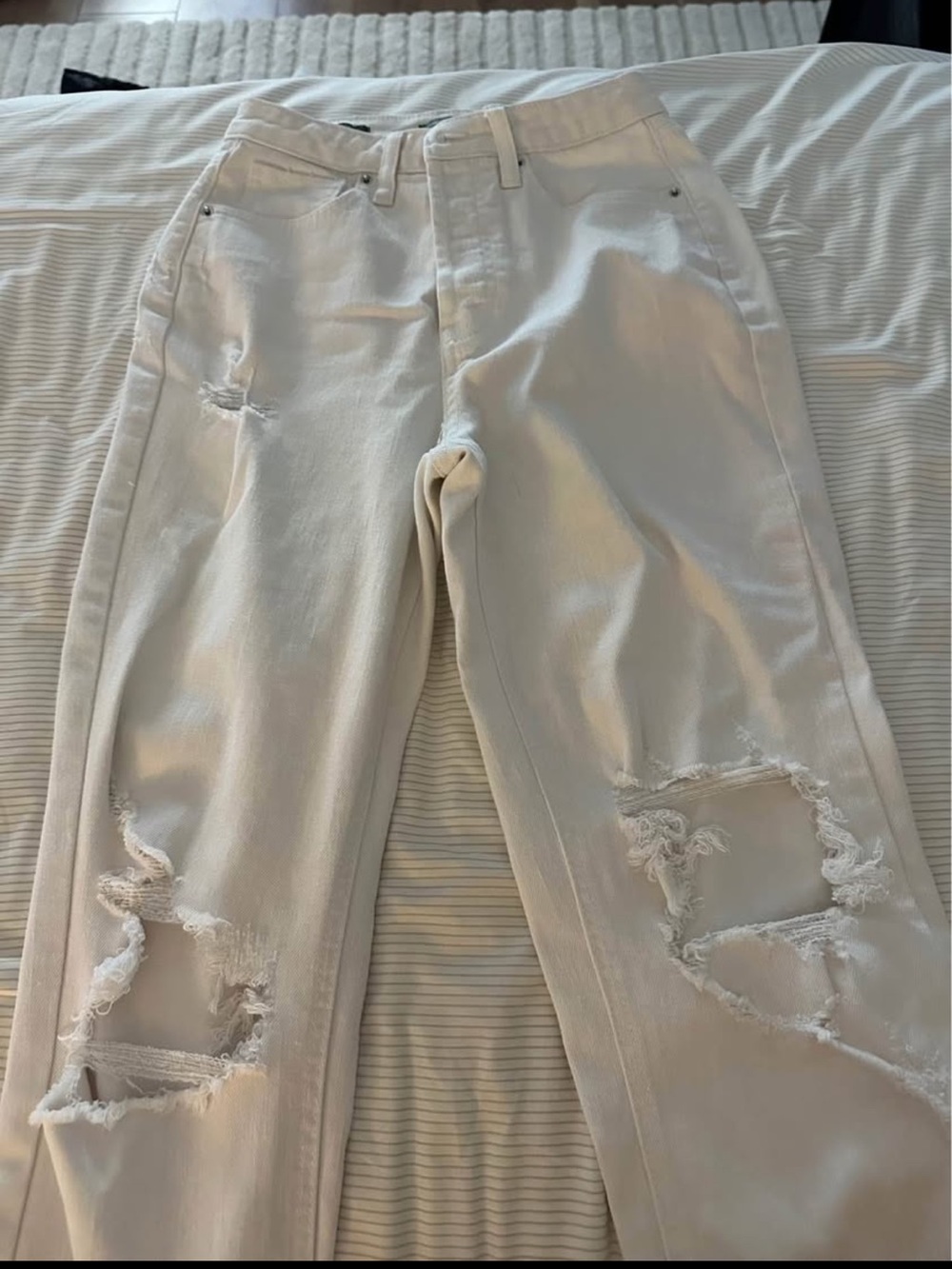 Target Wild Fable Super High Rise Slim Straight Ripped Jeans
